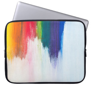 Funda Para Portátil Dolor abstracto amarillo, naranja, rojo, verde y a