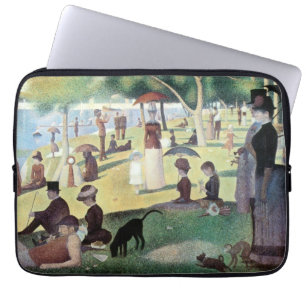 Funda Para Portátil Domingo por la tarde, Isla La Grande Jatte por Seu
