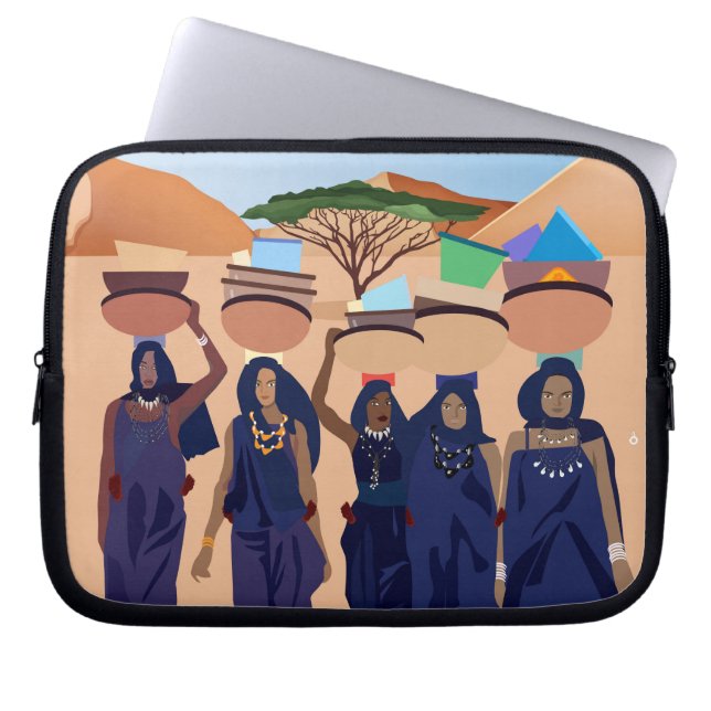 Funda Para Portátil Dónde están los bebés (Frente)