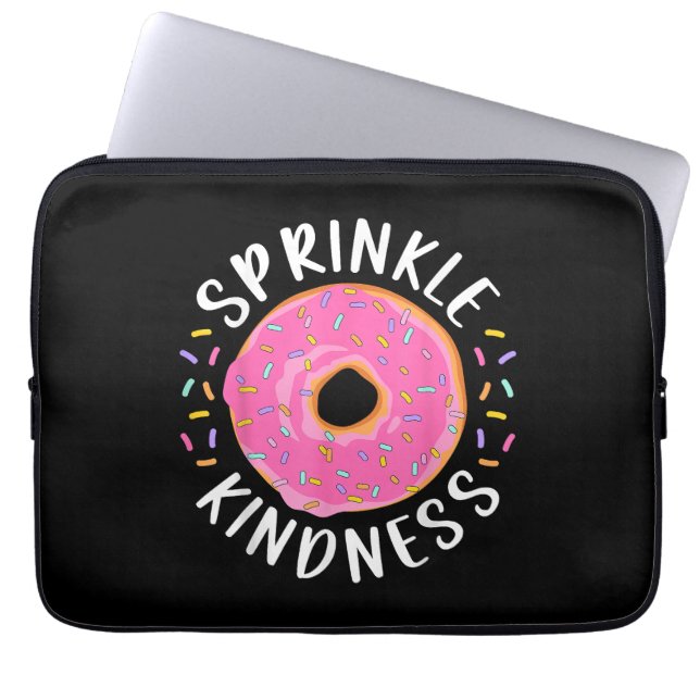 Funda Para Portátil Donut Sprinkle Kindness Chicas graciosas (Frente)
