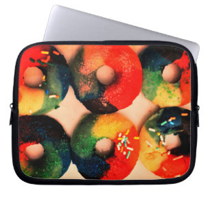 Funda Para Portátil Donuts de arcoiris