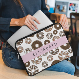 Funda Para Portátil Donuts de chocolate, donuts de caramelo, gritos, t