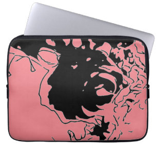 Funda Para Portátil Doodle de Flor