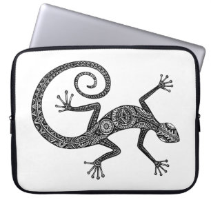Funda Para Portátil Doodle del lagarto o del Salamander