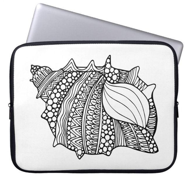 Funda Para Portátil Doodle inspirado (Frente)