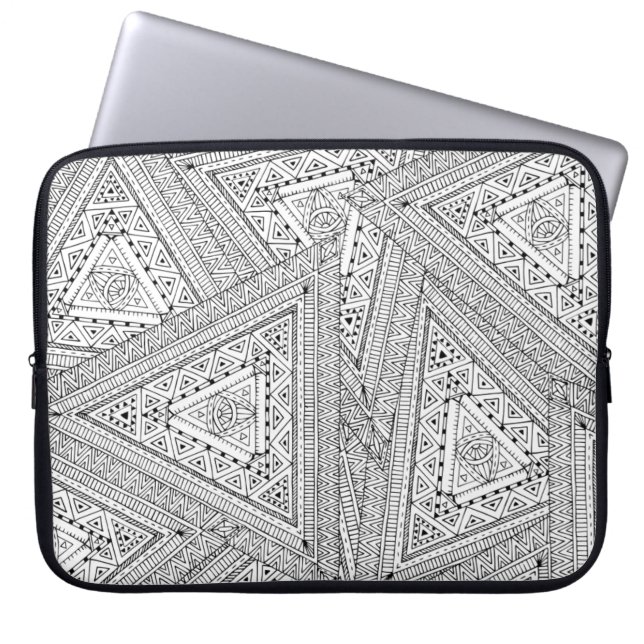 Funda Para Portátil Doodle tribal 2 (Frente)