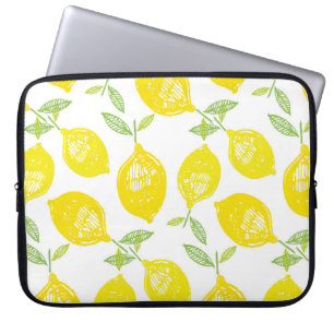 Funda Para Portátil Dopa dibujada a mano patrón de fruta tropical back