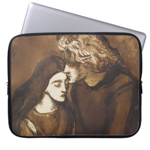 Funda Para Portátil Dos amantes de Dante Gabriel Rossetti