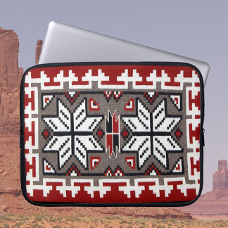 Funda Para Portátil Dos colinas grises tejiendo