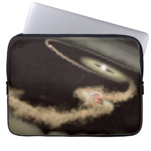 Funda Para Portátil Dos Exoplanetas Gigantes De Gas Orbando A Una Estr