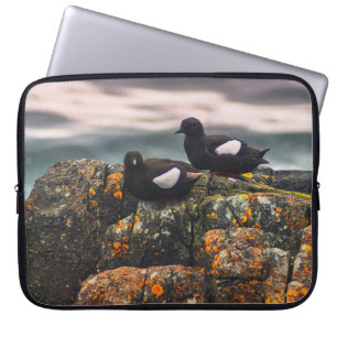 FUNDA PARA PORTÁTIL DOS PÁJAROS NEGROS
