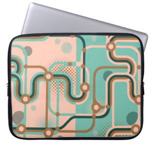 Funda Para Portátil Dos patrones impecables en diferentes colores. Abs