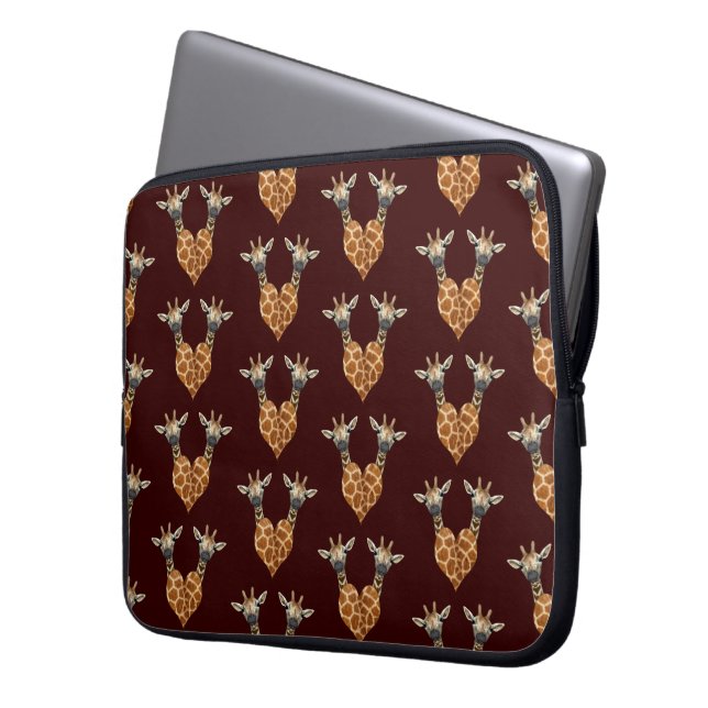 Funda Para Portátil Dos preciosas jirafas (Anverso izquierdo)