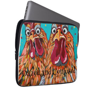 Funda Para Portátil Dos Roosters Quirky