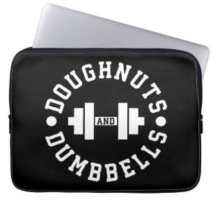Funda Para Portátil Doughnut y dumbombs - Carbohidratos - Divertido en