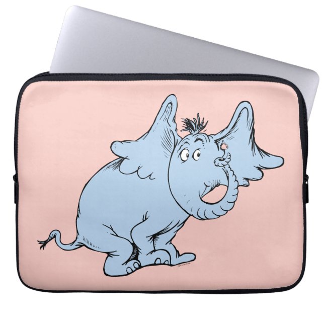 Funda Para Portátil Dr. Seuss | Horton de lado (Frente)