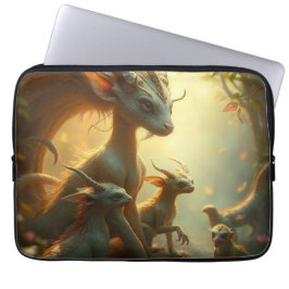 Funda Para Portátil „Drachenmutter im goldenen Wald“