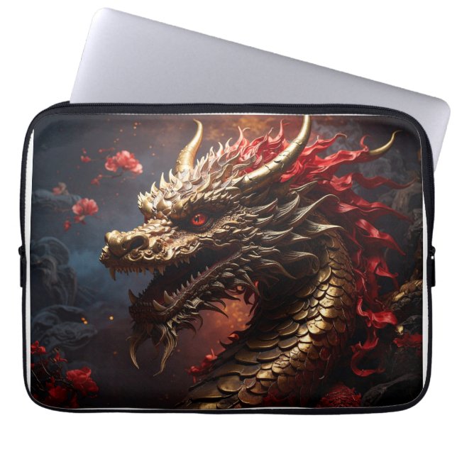 Funda Para Portátil Dragón (Frente)