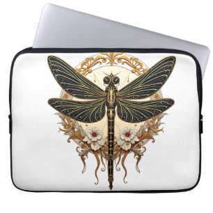 Funda Para Portátil Dragón Art Nouveau Elegante Steampunk