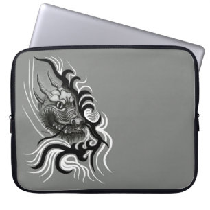 Funda Para Portátil Dragón chino en tatuaje
