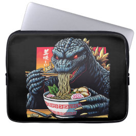 Funda Para Portátil Dragón comiendo ramen