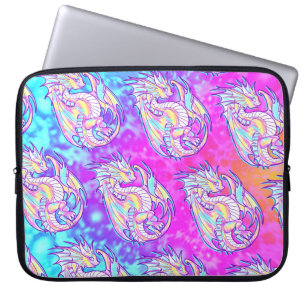Funda Para Portátil Dragón de guijarros rosados de burro delgado Wyver