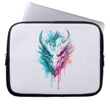 Funda para portátil Dragón de Salpicadura Vibrante