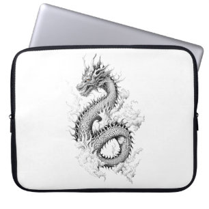 Funda Para Portátil Dragon Fantasy Wild Animal Ilustracion Tattoo