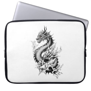 Funda Para Portátil Dragon Fantasy Wild Animal Ilustracion Tattoo