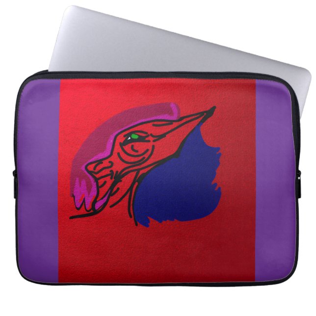 Funda Para Portátil Dragon Fashionista Laptop Sleeve (Frente)
