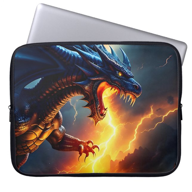 Funda Para Portátil Dragon Fire Lightning Fight Two (Frente)