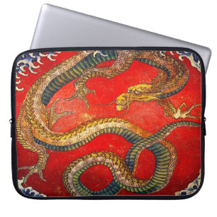 Funda Para Portátil Dragón japonés por funda de portátil Hokusai