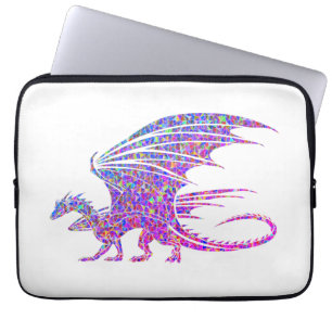 Funda Para Portátil Dragón mosaico asombroso