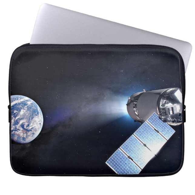 Funda Para Portátil Dragon Xl Spacecraft Con Planeta Tierra A Distanci (Frente)