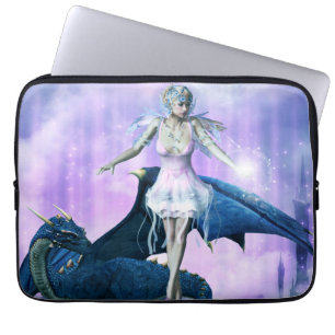 Funda Para Portátil Dragón y Hada