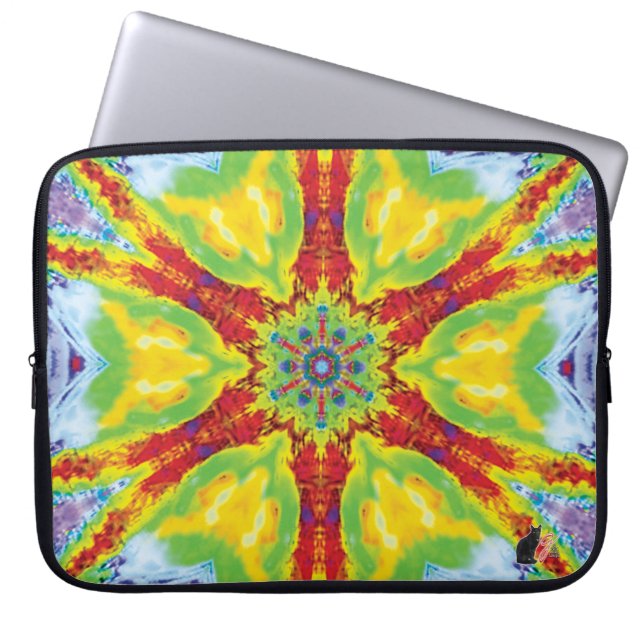 Funda para portátil Dragoneye Kaleidoscope (Frente)