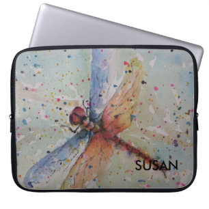 FUNDA PARA PORTÁTIL DRAGONFLY COLORIDO
