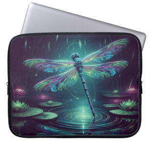 Funda Para Portátil Dragonfly eléctrico, Neones capturadores de ojos