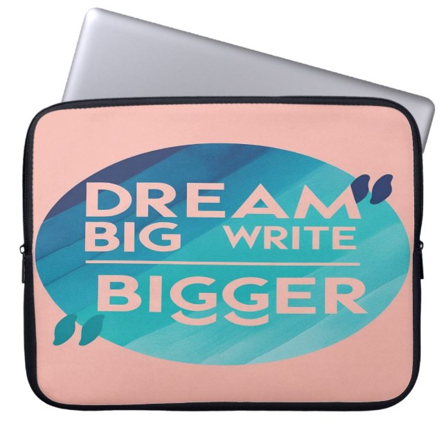Funda Para Portátil Dream Big Write Opción 2 (Frente)