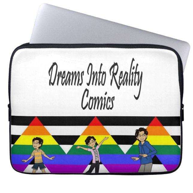 Funda Para Portátil DreamsIntoRealityComics Los niños cubren el arte (Frente)