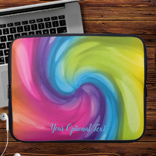Funda Para Portátil Dreamy Rainbow Swirl