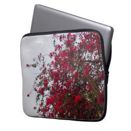 Funda Para Portátil Dreamy Red Bougainvillea Floral Nature Photography