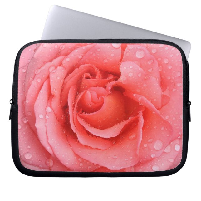 Funda Para Portátil Drogas rojas rojas de agua rosadas románticas (Frente)