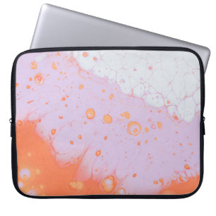 FUNDA PARA PORTÁTIL DROPLEOS DE AGUA EN LA SUPERFICIE ROJA