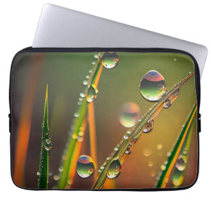 Funda Para Portátil Dropletas de agua Tranquilas Naturaleza Tranquila