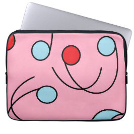 Funda Para Portátil Drupas del diseño de Memphis