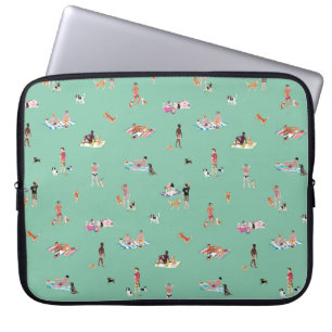 Funda Para Portátil DUDES y PERROS PLAYA Menta