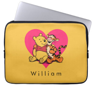 Funda Para Portátil Dulce Winnie the Pooh y Tigger