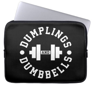 Funda Para Portátil Dumplings and Dumbbels - Bulking - Novedad diverti