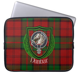 Funda Para Portátil Dunbar Scottish Clan Tartan and Crest